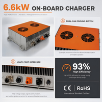 Nouveau chargeur embarqué au lithium haute puissance 6,6 kW 72 V 360 V 144 V 600 V pour voitures électriques, trottinettes électriques et vélos électriques