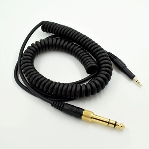 Cable adaptador de resorte para auriculares Sennheiser, piezas de reparación de Audio de repuesto, HD518, 598, 595, ATH-M50X, <span class=keywords><strong>M40X</strong></span>, 3,5 - Product Image 2