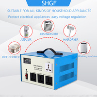 Régulateur de tension automatique monophasé AVR 1500VA à servomoteur, protection contre les sous-tensions de courant alternatif – Vente directe usine