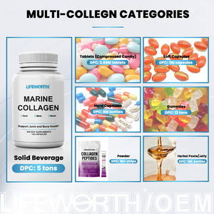 Cápsulas de Colágeno Peptídeo de Peixe Marinho Puro com Vitamina C para Adultos, Clareamento da Pele, Certificado, 60 Cápsulas - Atacado - Product Image 6