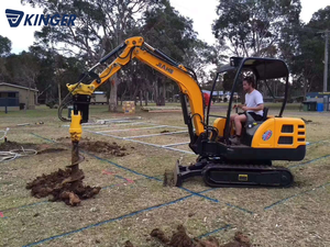 Mini máy xúc đào máy thủy lực máy xúc tập tin đính kèm trái đất <span class=keywords><strong>Auger</strong></span> khoan - Product Image 5