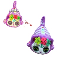 Peluche personnalisée OEM/ODM, jouet en peluche chat fleur, design kawaii de dessin animé pour cadeaux d'anniversaire/de fête