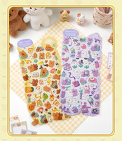 Autocollants en forme d'ours de dessin animé 3D, autocollants pour scrapbooking et décoration Guka, vente en gros directe d'usine