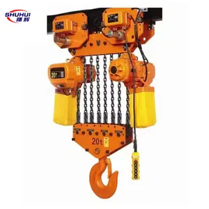 High quality advance designed portable chain hoist 10t monorail hoist with trolley electric