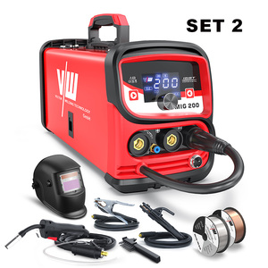 Machine à souder VECTOR MIG TIG <span class=keywords><strong>MMA</strong></span> Allemagne/<span class=keywords><strong>France</strong></span>/Italie/Espagne/Pays-Bas Livraison gratuite Soudeuse portable domestique MIG200 - Product Image 3