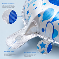 Individuelle Folienballons Bedruckte Ballons Personalisiertes Gedrucktes LOGO Form Muttertag Abschlussfeier Dekorative Werbe-Folienballons