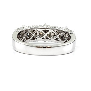 Belle bague mince de baguette de diamant or rose de platine de haute qualité pour le cadeau de femme - Product Image 3