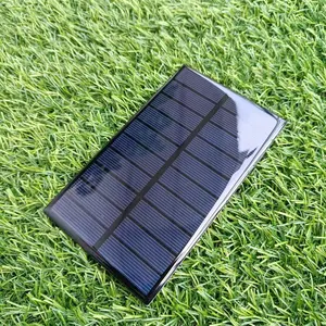 Ventajas de los paneles solares 1,6 W Panel de resina epoxi encapsulante solar 5V Mini placas solares Pv para juguetes Kits educativos Lámpara de jardín