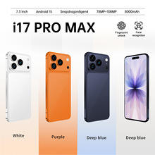Oferta 2026: Smartphone Original I17 17 Pro 5G LTE/CDMA en Inglés, Android, Pantalla LCD de 7.3 Pulgadas y 120Hz, 16GB+512GB, Deca Core - Product Image 1