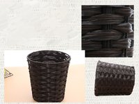 Tricotage à la main tissé PP rotin panier de rangement maison organisateur vêtements panier porte-serviettes panier à linge pour hôtel