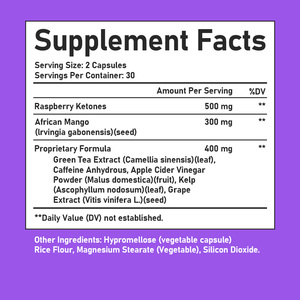 Cápsulas Supresoras del Apetito OEM ODM con Cetonas de Frambuesa y Mango Africano, Ayuda a Reducir la Grasa Abdominal, Reduce el Apetito, Aumenta la Energía - Product Image 6