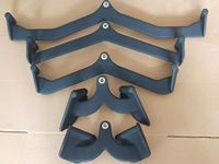 Approvisionnement direct usine : Ensemble de 8 poignées Mag Grip pour lat pulldown, accessoires multi-grip pour machine à câble, barre de rame à prise neutre, accessoires de gym pour entraînement du dos
