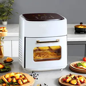 Stock existente Home Health Gran capacidad 15L cocina Home Air Fryer 3 en 1 Eléctrico digital inteligente con ventana de visualización