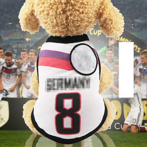 Accessori per Cani Rarewe, Abbigliamento Primaverile ed Estivo, Gilet per Cani Personalizzabile con Stampa, Uniformi delle Squadre di Calcio della Coppa del <span class=keywords><strong>Mondo</strong></span>, Magliette per Cani - Product Image 5