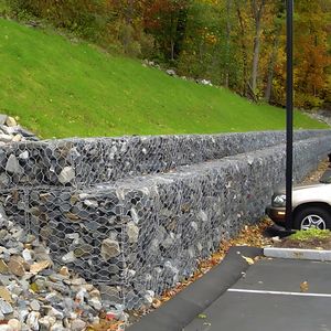 Envío Global Disponible, Muro de Contención, Gavión, Barrera de Gaviones, Fortaleza de Gaviones, Canasta de Malla de Alambre para Gaviones - Product Image 3