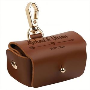 Estuche Porta Anillos para Collar de Perro - Estuche de Almacenamiento de Joyas con Nombres Personalizados, Accesorio de Boda - Product Image 1