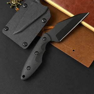 Cuchillo de hoja fija Full Tang 7Cr17MoV con anillo, mango G10, cuchillo táctico de caza, supervivencia y exterior con funda Kydex al por mayor - Product Image 3