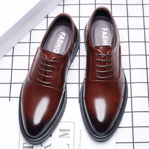 Chaussures habillées Oxford pour hommes en cuir PU, grandes tailles 47, vente chaude, fabrication OEM - Product Image 4
