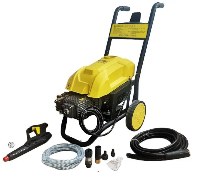 Portable high pressure water jet cleaner