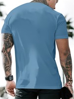 T-shirt doux et confortable pour hommes, col rond, style chrétien, vêtements d'été à manches courtes, fabrication en usine, personnalisation disponibleF10