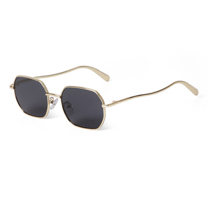 ADE WU STY9650A, Nuevas <span class=keywords><strong>Gafas</strong></span> de Sol Poligonales para Hombre y Mujer, Montura Metálica, <span class=keywords><strong>Gafas</strong></span> de Sol Modernas y Clásicas, Protección UV400 - Product Image 1