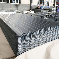 Tôle d'acier galvanisé ondulé de haute qualité, revêtement Z10-Z29, anti-corrosion, résistant aux intempéries, tôle de toiture métallique, soudage JIS