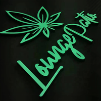 Letras 3D con Luz LED, Letras Acrílicas Personalizadas, Letrero Comercial, Letras de Canal, Logotipo Personalizado con Luz LED para Negocios, Letrero con Logotipo