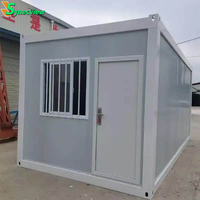 Maison mobile modulaire préfabriquée étanche et portable, avec véranda pliable, idéale comme bureau - Prête à être expédiée
