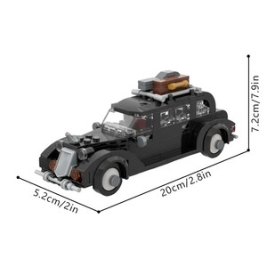 Funbuild MOC-241094 Le Coffret de Blocs de Construction de Voiture Classique La <span class=keywords><strong>Famille</strong></span> <span class=keywords><strong>Addams</strong></span> - Product Image 4