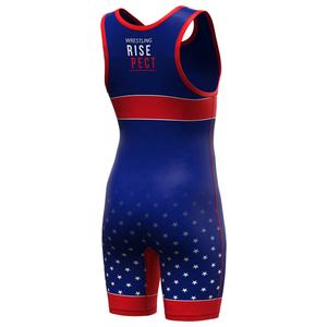 Débardeur drapeau américain pour hommes, maillots de lutte pour hommes, combinaisons de lutte - Product Image 4