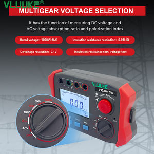 Vluuke vk3015a इलेक्ट्रॉनिक <span class=keywords><strong>1000v</strong></span> इन्सुलेशन प्रतिरोध परीक्षक - Product Image 3