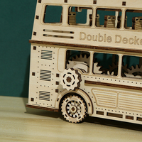 Puzzle en bois 3D personnalisable - Jouet éducatif de dessin animé à faire soi-même pour les enfants de 5 à 7 ans - Assemblage découpé au laser respectueux de l'environnement