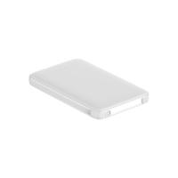 Mini Banco de Energía Personalizado de 5000 mAh, Batería Ultrafina con Cables Integrados