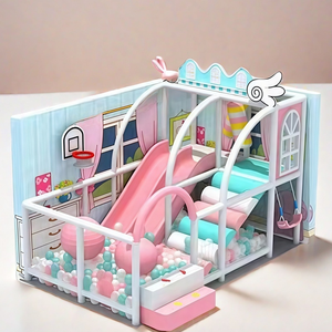 Di động mềm chơi khu vực thiết lập sân chơi Thiết bị chơi cấu trúc trong nhà Playhouse leo khung di động mềm chơi khung cho trẻ em - Product Image 6