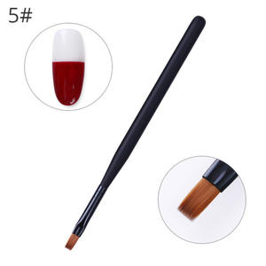 Luxuriöses 5-teiliges Nail-Art-Pinselset Hochwertige Flache Liner-Pinsel Gekräuselte Nail-Art-Zeichenwerkzeuge für den Salongebrauch - Großhandel - Product Image 3