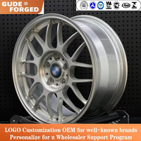 Jantes forgées GUDE Style en aluminium 6061-T6 de 17 à 22 pouces, à rayons multiples et à déport profond, pour voitures Stance et Drift