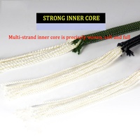 Cordon de macramé tressé en nylon fabriqué en usine professionnel personnalisé 2mm-25mm corde d'escalade extérieure étanche en gros