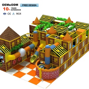 Parque Infantil Personalizado con Tobogán Temático de Castillo Británico, Colorido y con Columpios, Parque de Juegos Educativo Interior para Niños - Product Image 5