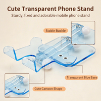 Support de téléphone portable en acrylique personnalisable en usine, réglable en hauteur et en angle, pliable, pour tablette, idéal pour les cadeaux promotionnels