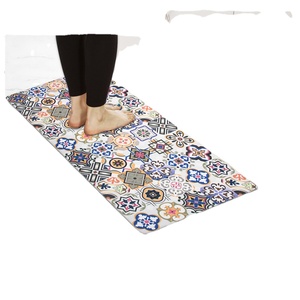 Pas de <span class=keywords><strong>tarif</strong></span> 3D Anti Fatigue tapis de cuisine mousse antidérapante lavable Rectangle Vintage nouveauté tapis tapis de coureur <span class=keywords><strong>pour</strong></span> sols de cuisine - Product Image 1