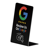 TapFive - Soporte de PVC Personalizado para Etiquetas de Pago RFID Mini, NFC, para Códigos QR sin Contacto, Revisión de Menús Digitales, Tarjetas de Membresía, Hoteles