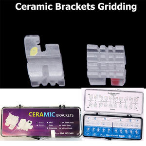 Yahong 0.022 Dental Clear Bretels Orthodontie Drie Groef Transparante Keramische Beugel <span class=keywords><strong>Roth</strong></span> 345 Haak 5Set/100Pcs - Product Image 4