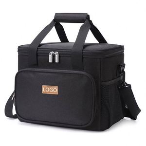 Custom Logo Waterproof Portable Large Capacity Insulated Zipper Lifestyle <b>Camping</b> Picnic Food Lunch <b>Box</b> Cooler Bag for Adult - Product Image 1