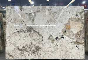 Dalle de quartzite naturelle blanche de luxe de haute qualité, polie, moderne, imperméable, avec des veines de design, pour une utilisation en intérieur, fond de table à manger - Product Image 4