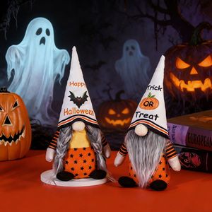 Nieuwe Halloween decoratieproducten <span class=keywords><strong>Rudolf</strong></span> gezichtloze oudere dwerg houten beschilderde pop ornament voor binnen en buiten gebruik - Product Image 2