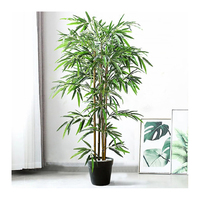 Linwoo Palmier Hawaï Artificiel Bambou Bonsaï Extérieur Grand Palmier Artificiel Pour La Décoration Plante Ficus Arbres