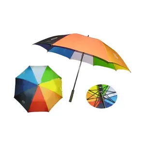 Paraguas de golf recto de doble capa de buena calidad