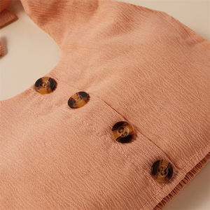 เสื้อกล้ามเด็กทารกและกางเกงขาสั้นลายหัวใจ ชุดเสื้อผ้าเด็กผู้หญิงสำหรับฤดูร้อน ชุดเสื้อผ้าเด็กวัยหัดเดินสองชิ้น - Product Image 6