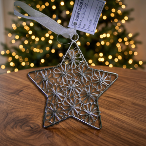Sonnet Decor Handmade Iron Rope Vertical Christmas Tree <b>Ornament</b> Hanging Home Decoration Art Deco Design Living Room Use Model - Product Image 1