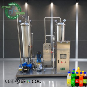 Machine de carbonatation à double réservoir Power Smart 1000-6000L/H, moteur de 2,8-6KW pour usine de boissons écologique - Product Image 1